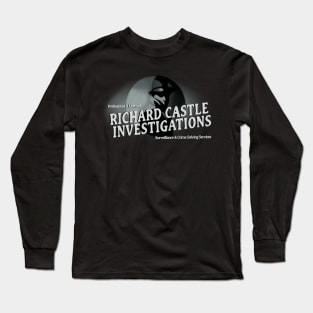 Richard Castle Investigations Long Sleeve T-Shirt